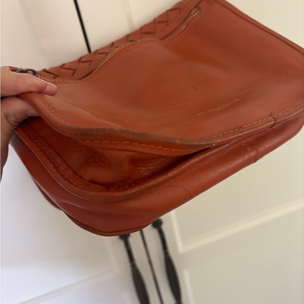 Divina Firenze Woven brown Leather crossbody bag: Genuine leather from Italy - Picture 5 of 7